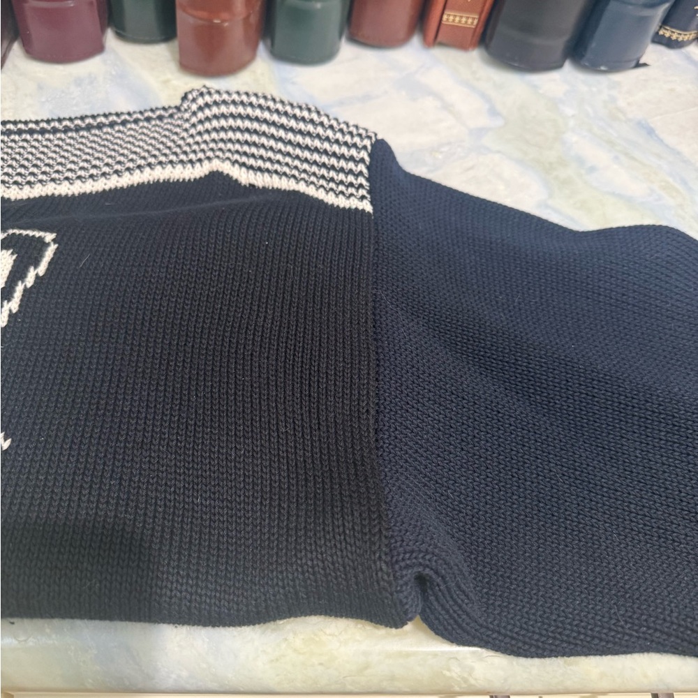 Rawlings Cat Boatneck Knit Sweater Vintage Rare - Picture 8 of 14